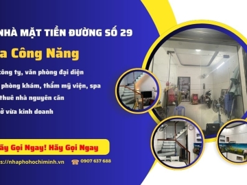 Bán Nhà Mặt Tiền Đường Số 29 - Khu Tên Lửa, Giá Rẻ, Kinh Doanh Sầm Uất